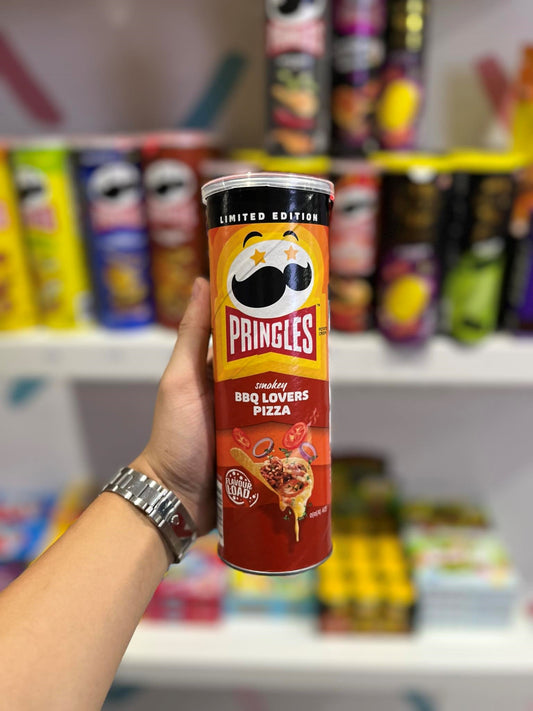 (KOREA) PRINGLES SMOKEY BBQ LOVERS PIZZA LIMITED EDITION - 102G