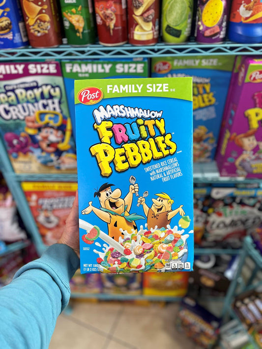 (USA) FRUITY PEBBLES MARSHMALLOW (FAMILY SIZE) - 510G