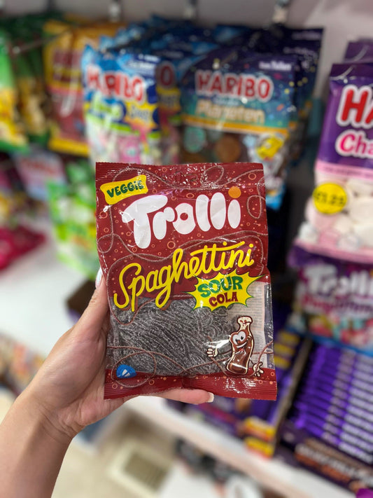 (GERMANY) TROLLI SPAGHETTINI SOUR COLA - 100G