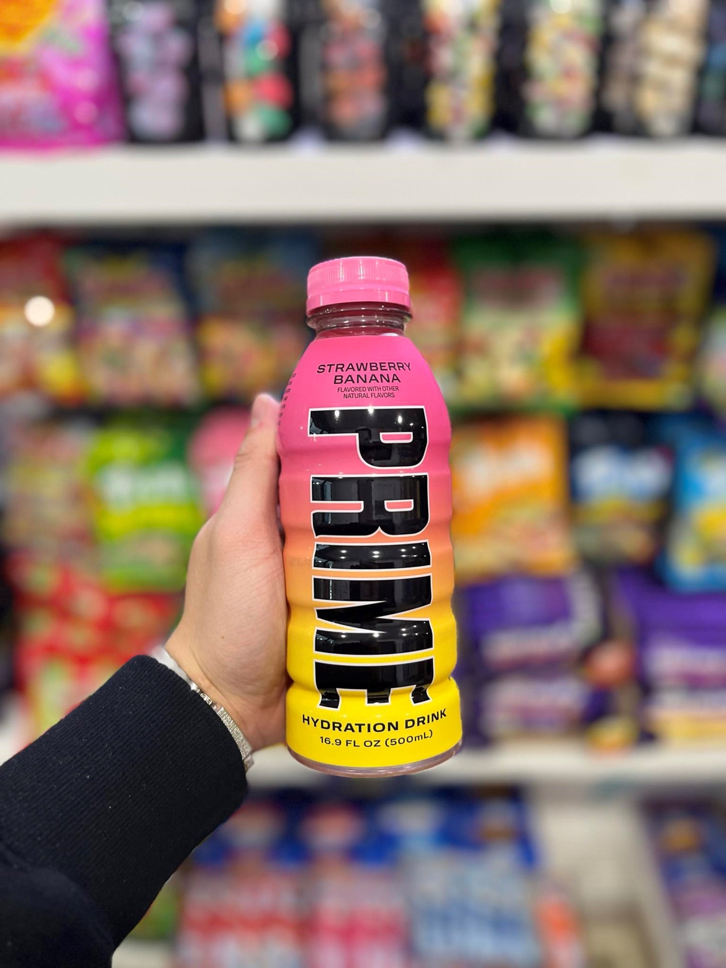 (USA) PRIME HYDRATION STRAWBERRY BANANA🍓🍌- 500ML