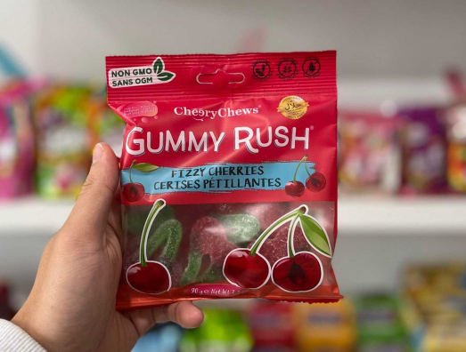 GUMMY RUSH FIZZY CHERRY HALAL -(90G)