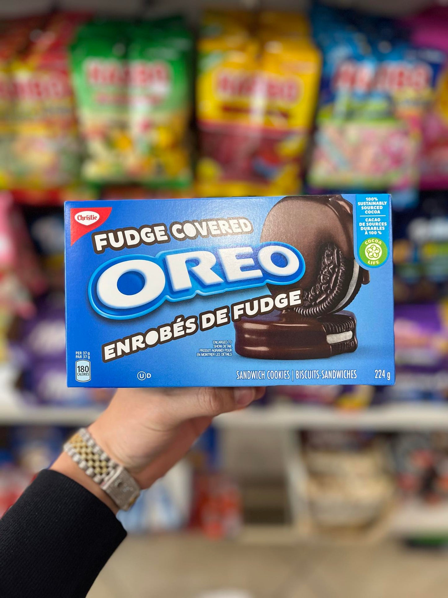 OREO - FUDGE COVERED SANDWISH COOKIES (224g)