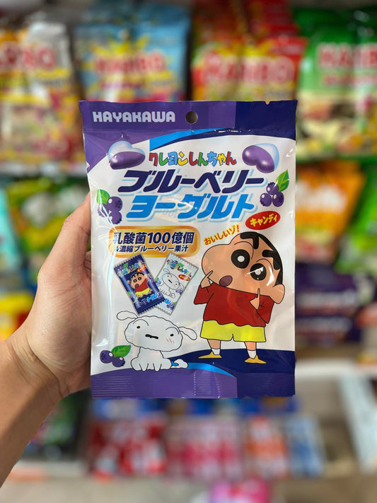 HAYAKAWA - CRAYON SHIN-CHAN BLUEBERRY YOGURT CANDY (JAPAN) - 70g