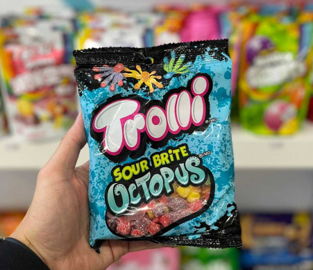 TROLLI SOUR BRITE POULPE (120g)