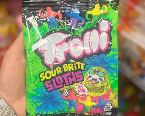 TROLLI SOUR BRITE SLOTHS - 120G