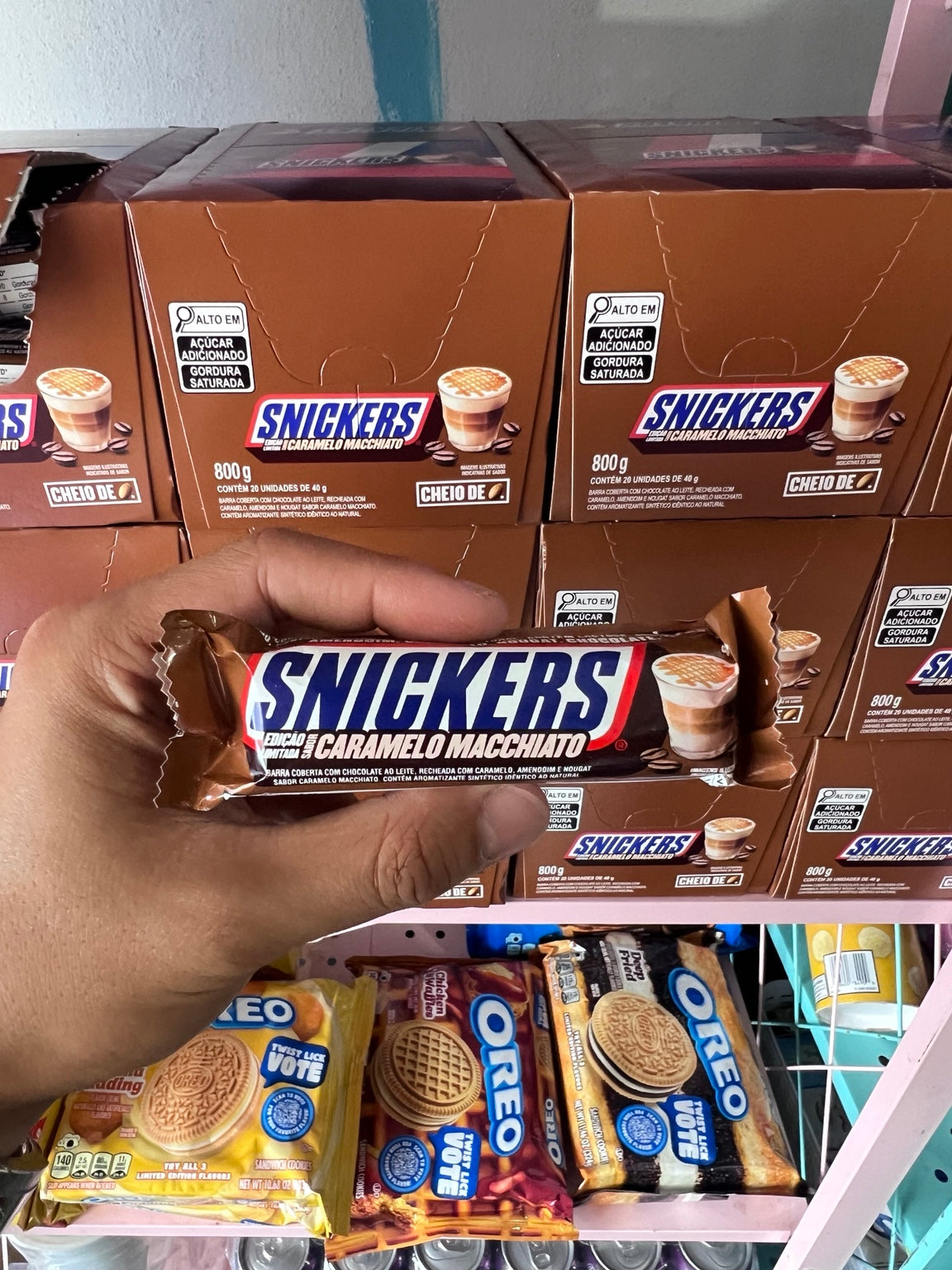 Snickers Caramel Macchiato Chocolate Bar (Brazil) - 40g