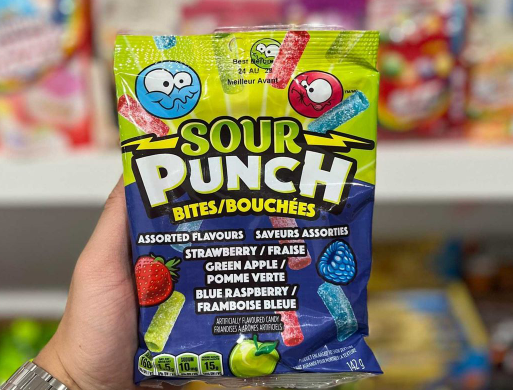 SOUR PUNCH BITES ASSORTED FLAVOURS (5OZ)