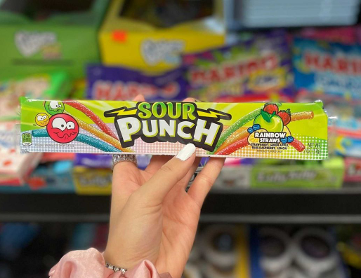 SOUR PUNCH RAINBOW STRAW