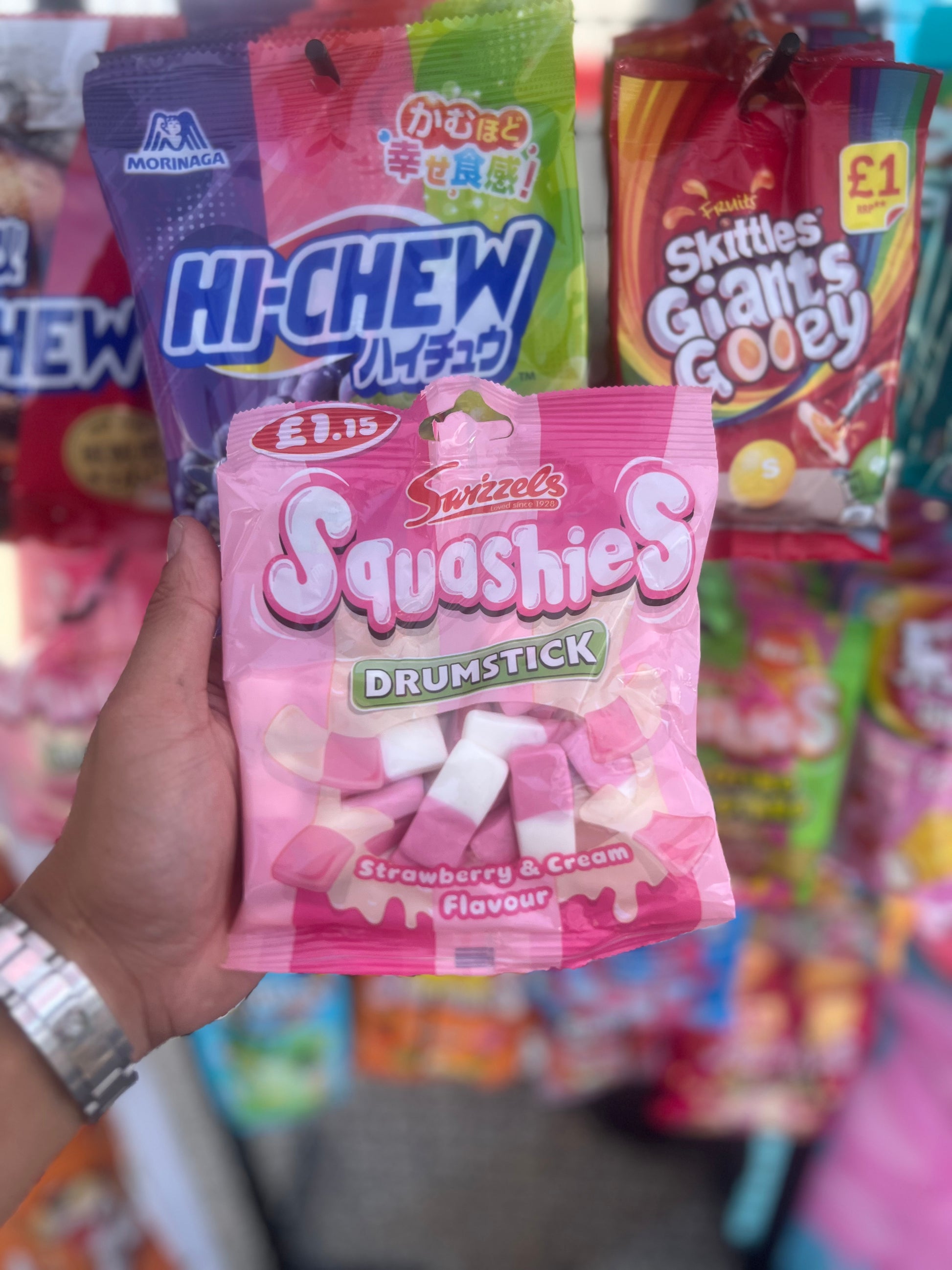Swizzels Squashies Drumstick Strawberry & Cream - British Candy