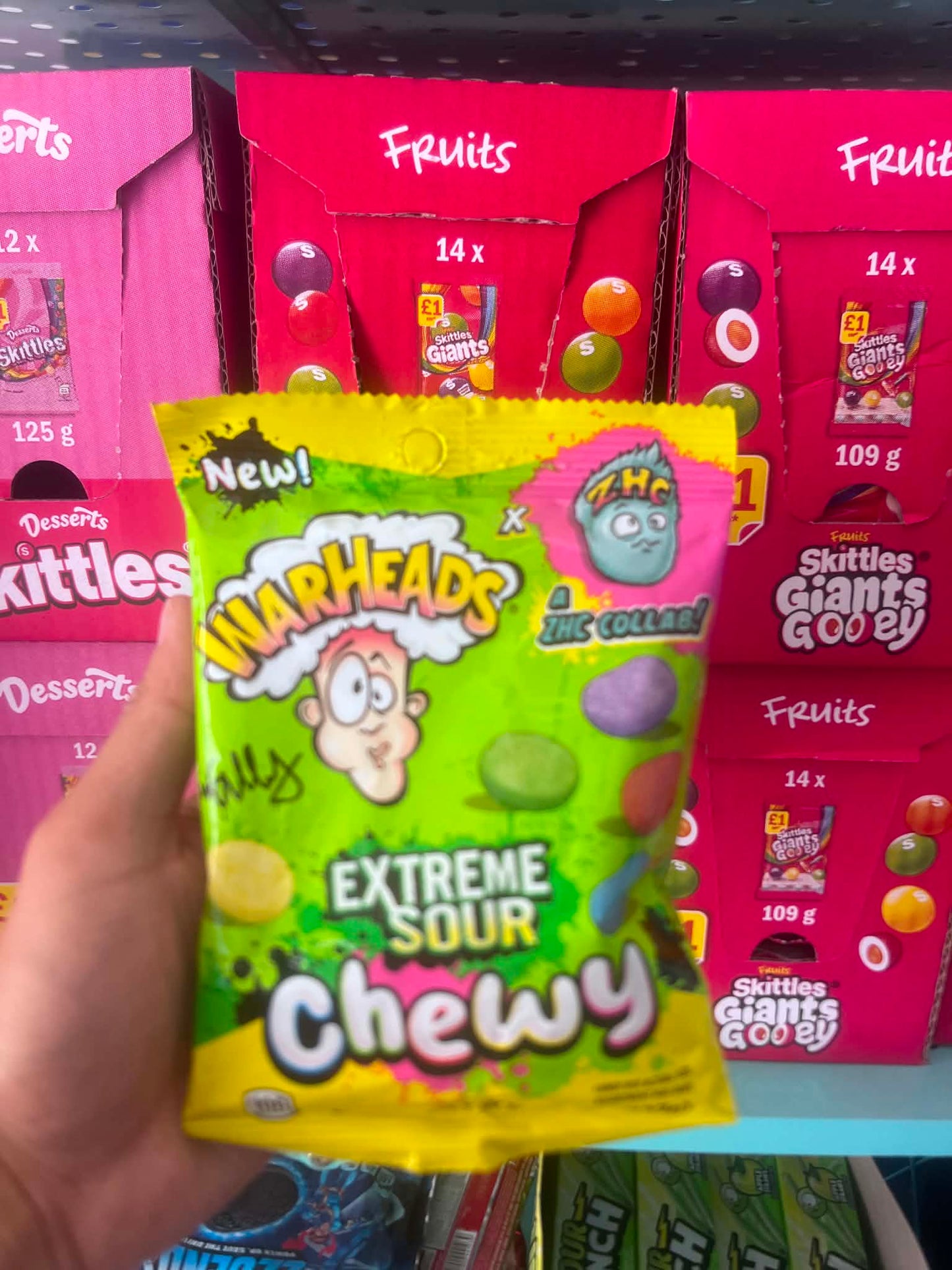 Warheads x ZHC Extreme Sour Chewy Candy 127g